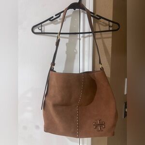 Tory Burch Tan Leather Shoulder Bag